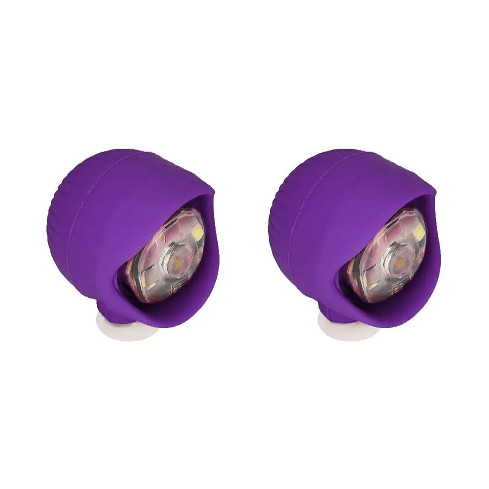 2pcs LED Shoe Lights Charms Accessories Wholesale Non-Rechargeable, Walks & Dog Walks, Shoes Charms, 3 Flashing Lighting Modes