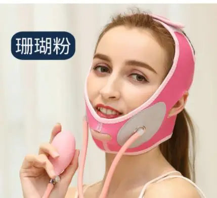 V-Line Cheek Chin Slimming Belt Face Massager Inflatable Air Press Facial Slimming Band Shaper Skin Care Thining Firming Bandage
