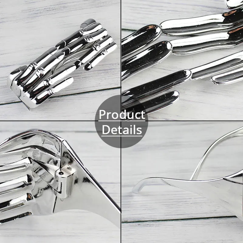 Gold Fingers Glasses Festival Points Boys  One Piece Silver Bar for Party Cosplay Extraordinary Fashion  Small Size Children's