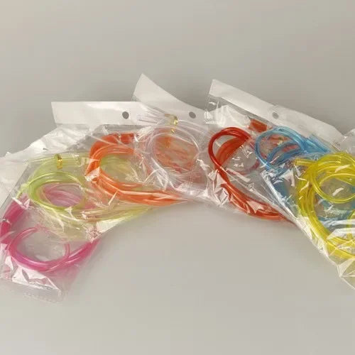 Funny Soft Glasses Straw Baby Flexible Drinking Tube Kids Crazy DIY Straws Creative Toys Children Birthday Party Toy Accessories