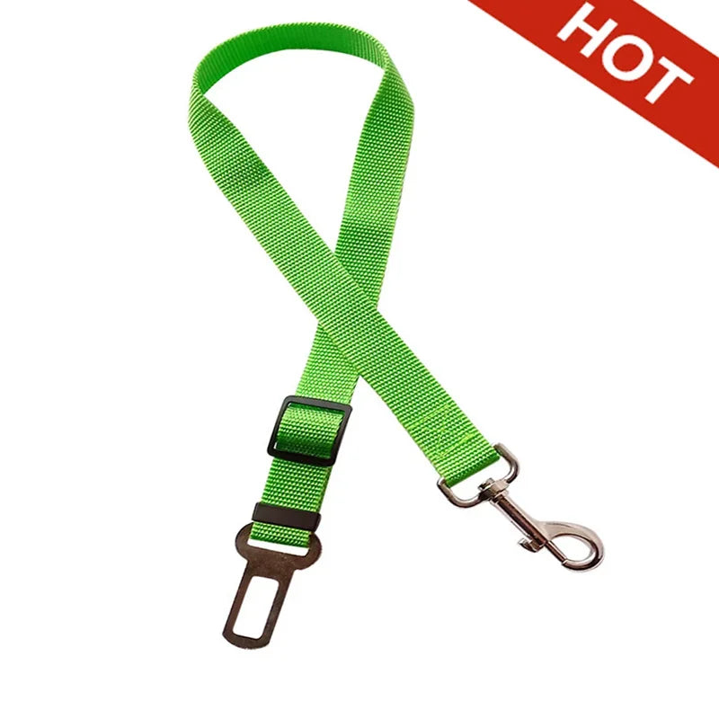 1/2/7Pcs Adjustable Pet Cat Dog Car Seat Belt Pet Seat Dog Harness Lead Clip Safety Lever Traction Dog Collars Dogs Accessoires