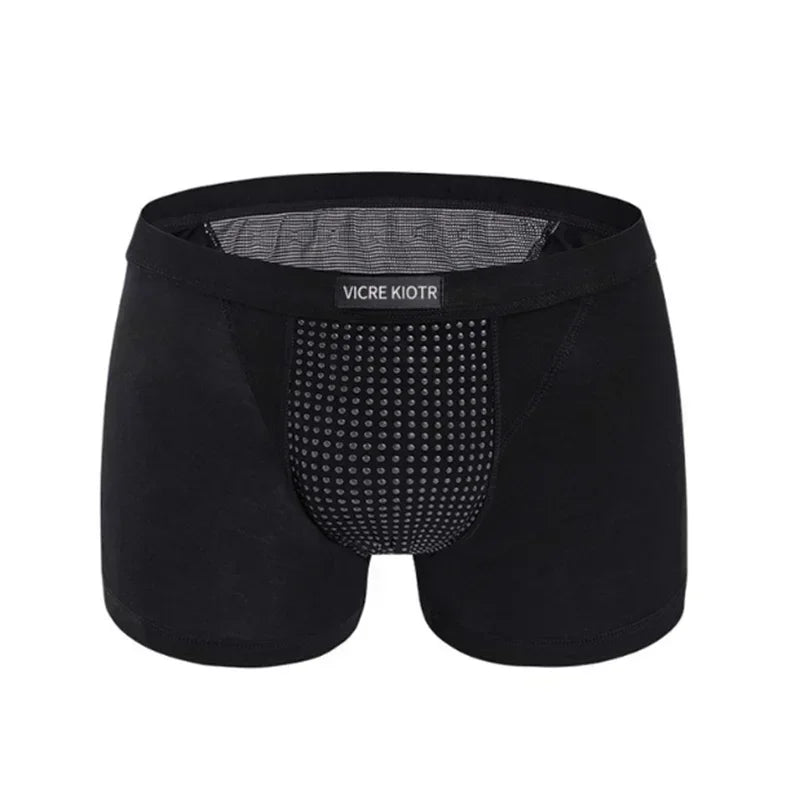 L-6XL 2023 New Men's Physiological Underwear Men Enlargement Underpants Health Boxer Shorts Tourmaline Prostate Magnetic Therapy