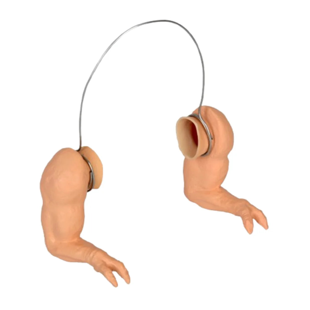 Funny Fighting Chicken Arms Toys Giant Arm Hulk Arms Chicken Forelimb Toy Novelty Artificial Chicken Arm Decoration Halloween