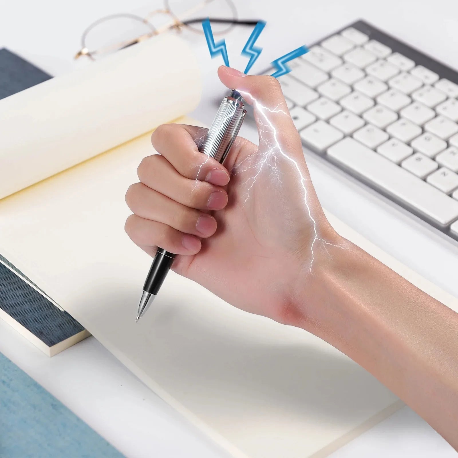 Creative Electric Shock Pen Toy Utility Gadget Gag Joke Funny Prank Trick Novelty Friend's Best Gift