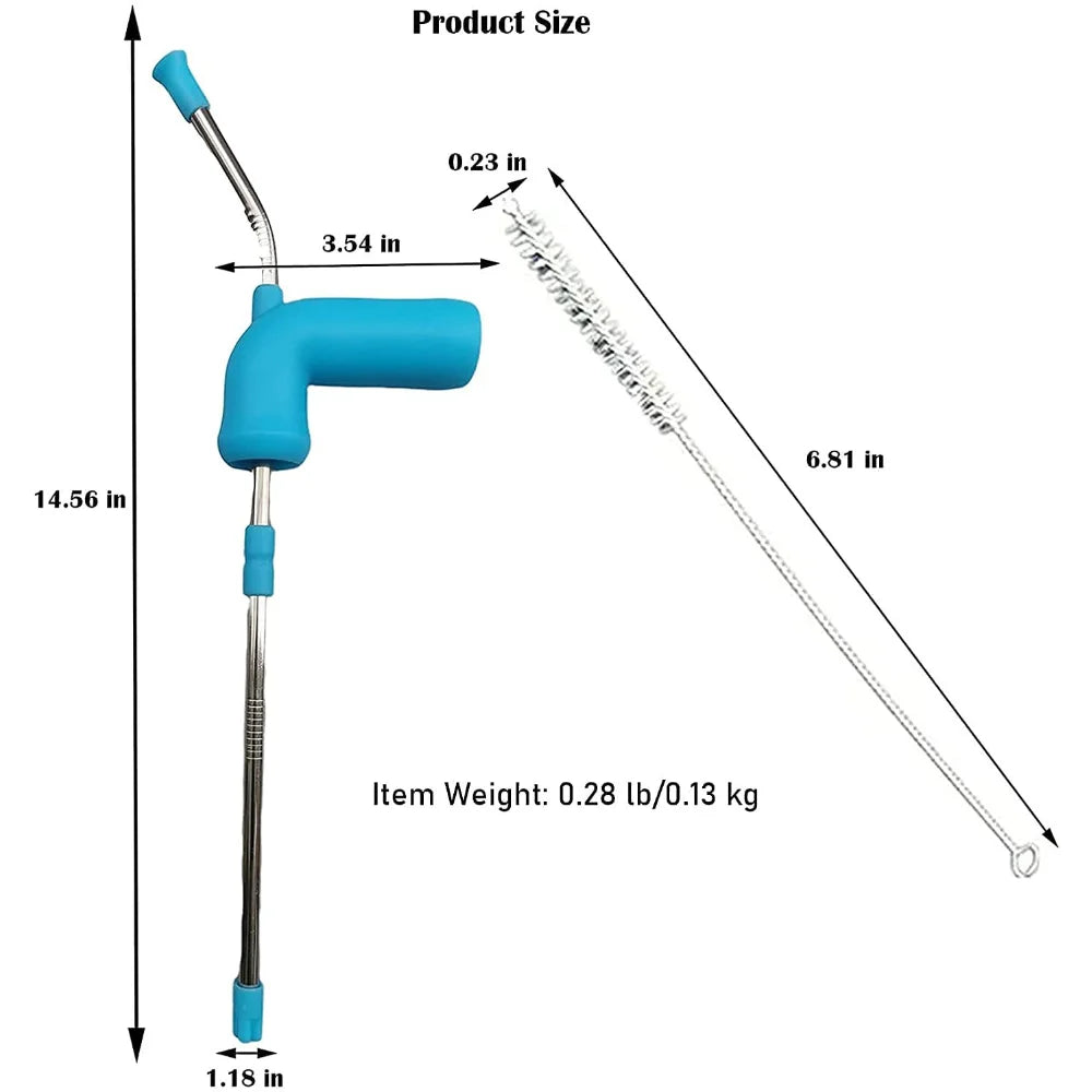 Beer Snorkel Can Drinking Funnel Bong Bucks Hens Straw Games Hens Bucks Bar Party Entertainment