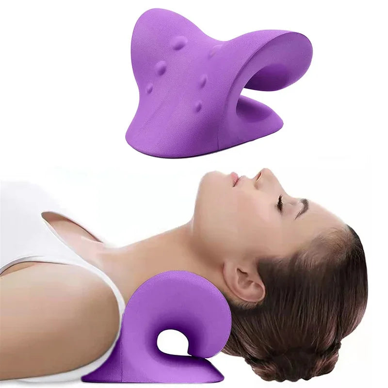 Premium Cervical Spine Massager for Neck Shoulder Relaxation - Support Correct Posture & Improve Sleep Quality