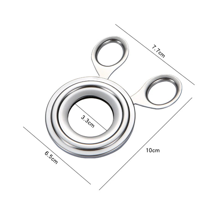 Stainless Steel Boiled Egg Shell Topper Cutter Snipper Opener Kitchen Gadget Home Essential Egg Cracker Stripper Cooking Tool