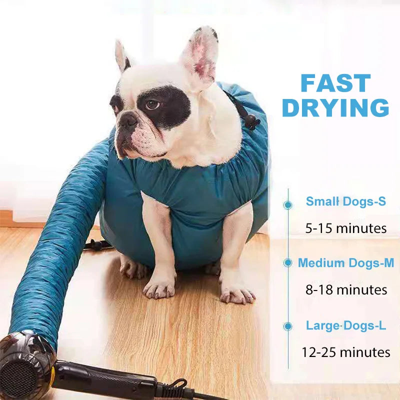 Folding Dog Dry Bag Bath Tools Dog Pet Hair Dryer Hair Dryer Cat Dry Bag Pet Cleaning Beauty Accessories