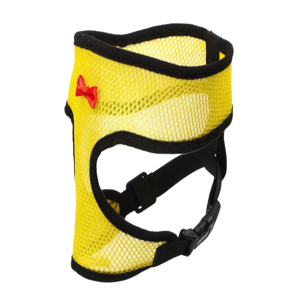 Nylon Duck Goose Poultry Supplies Hen Belt Harness Pet Matching Collars Bow Chicken Vest