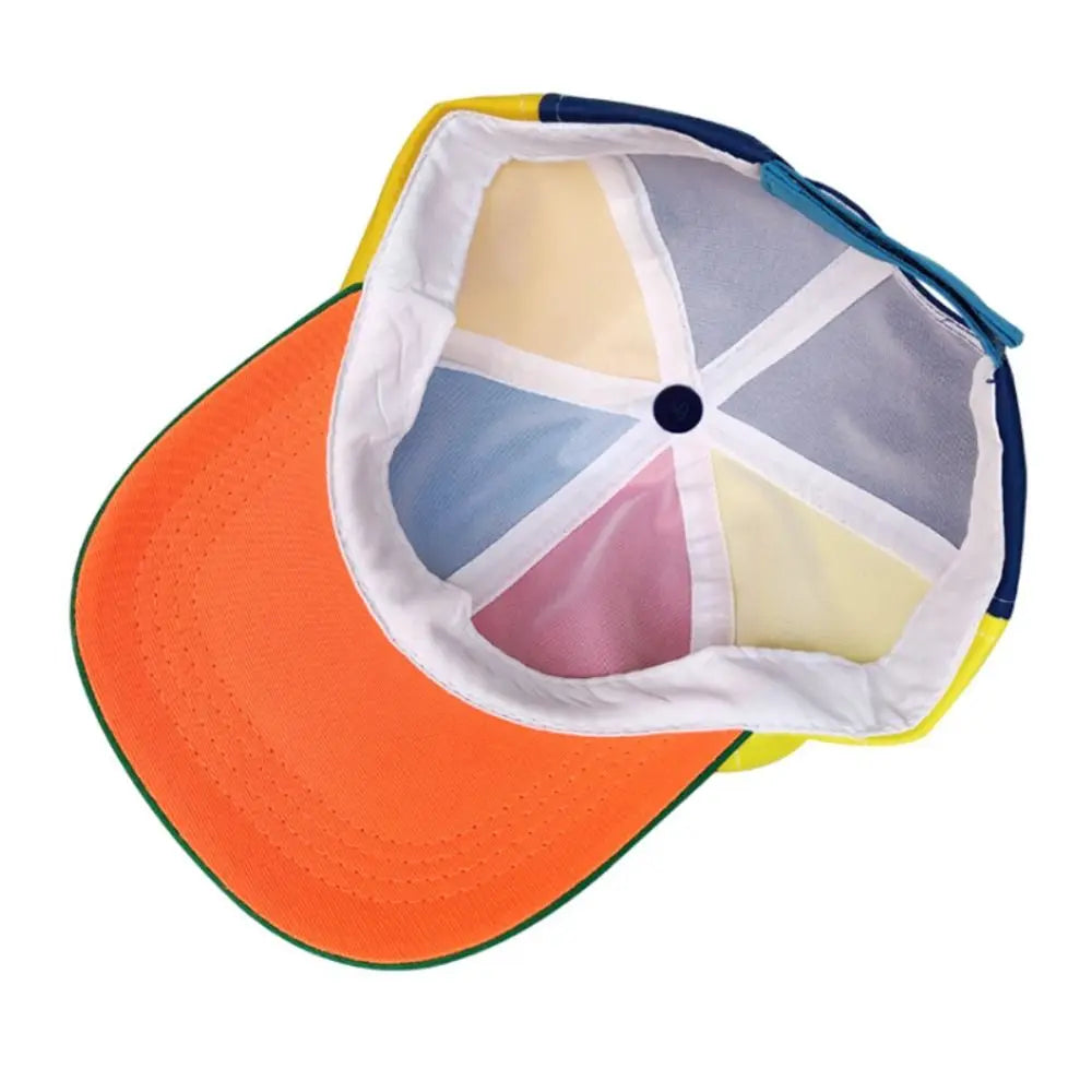 52-61cm Kids Boys Girls Rainbow Baseball Cap Bamboo Dragonfly Funny Snapback Hat Helicopter Propeller Adventure Dad Hat