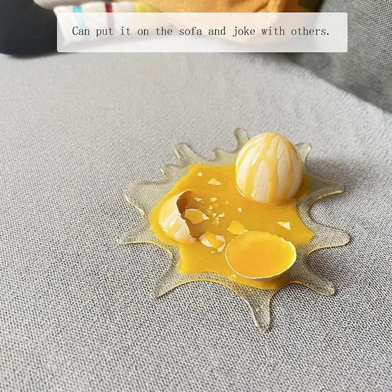 Broken Egg Phone Holder Creative Desk Phone Holder Funny Ugly Egg Prank Phone Stand Decoration Funny Spoof Mobile Holder