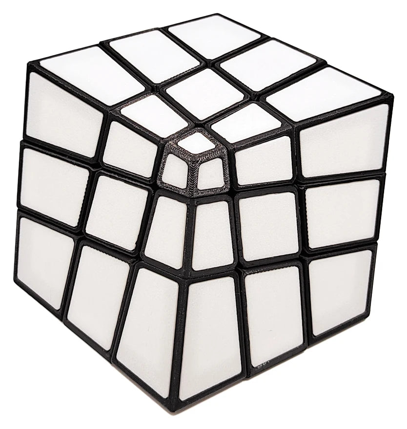 ZEPUZZLES Squished 3x3 Magic Cube Speed Cube Strange Shape Puzzle Stickerless Cube Puzzle Toys Children Gift Cubo Magico
