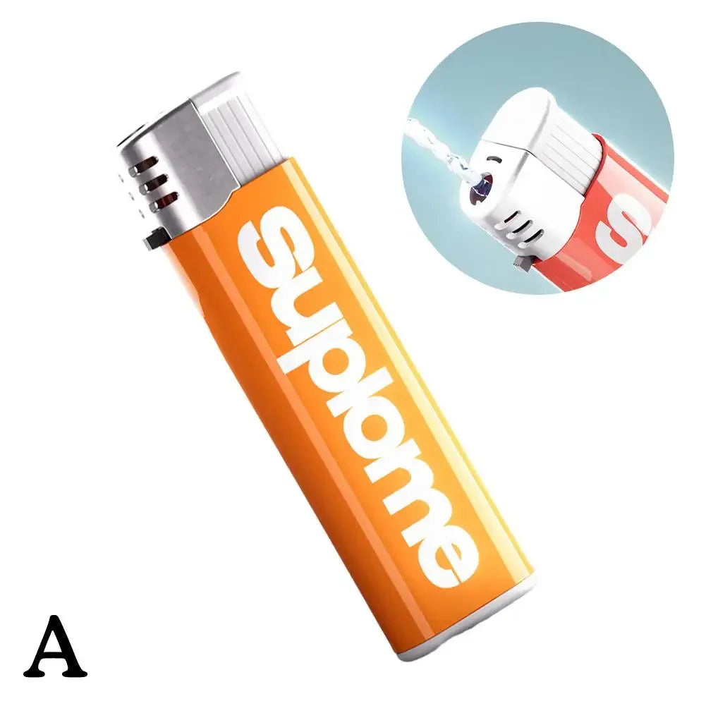 2025 New Portable Magic Lighter Prank Toy Realistic Funny Water Gun Lighter Decompression Toy  Waterpark