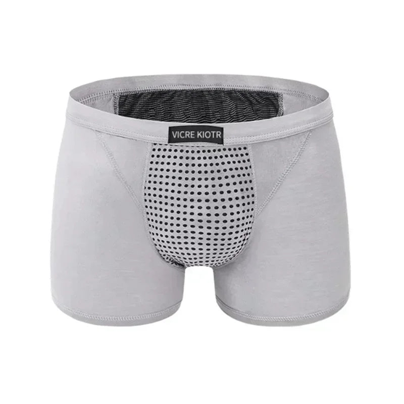 L-6XL 2023 New Men's Physiological Underwear Men Enlargement Underpants Health Boxer Shorts Tourmaline Prostate Magnetic Therapy
