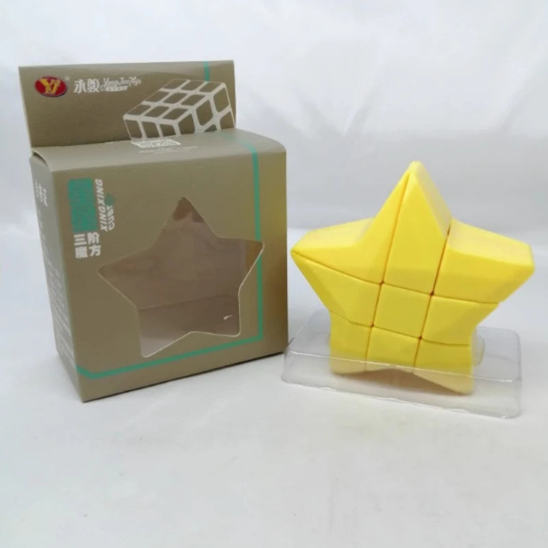 Yongjun Star Pentagram Cubes Shaped Plastic Magic Cube Educational Toys Children's Gifts Educational Toys