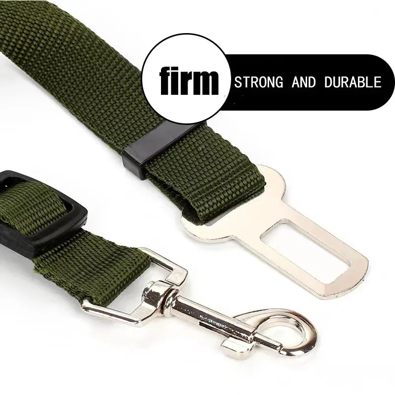 1/2/7Pcs Adjustable Pet Cat Dog Car Seat Belt Pet Seat Dog Harness Lead Clip Safety Lever Traction Dog Collars Dogs Accessoires