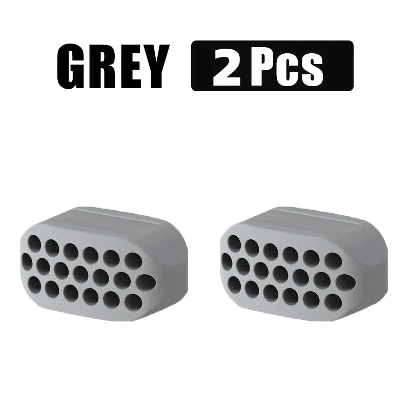 1/2Pcs Large Jaw Exerciser Fitness Jawline Muscle Training Double Chin Reducer Neck Face Slimming Mouth Jawliner Silicone Chew