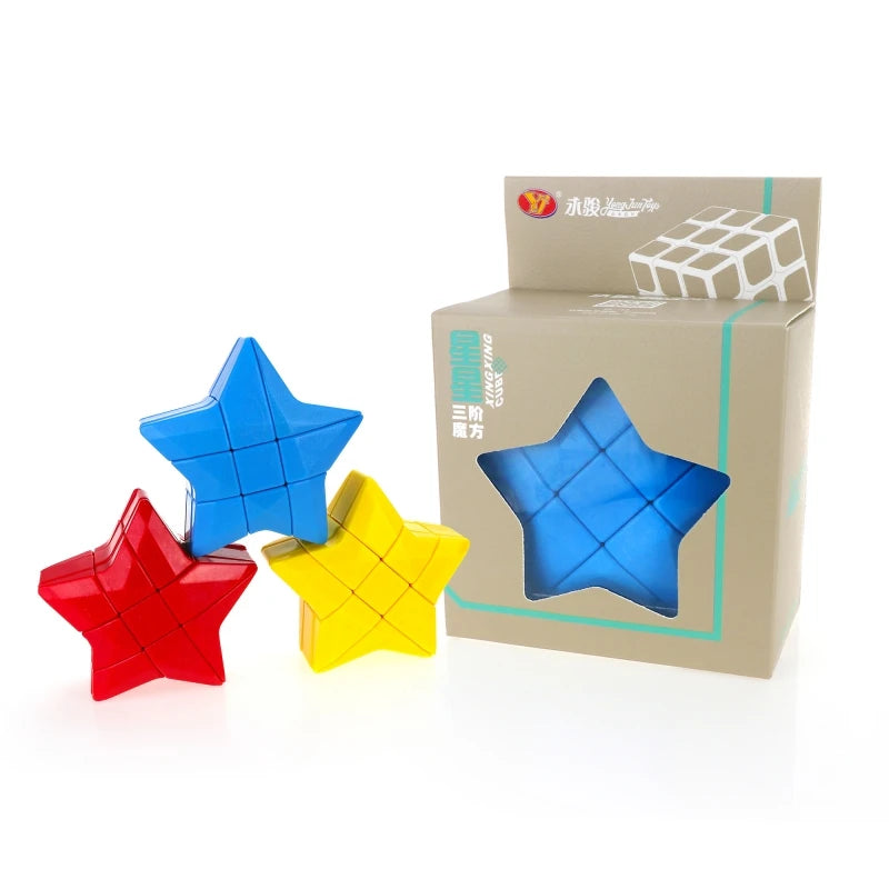 Yongjun Star Pentagram Cubes Shaped Plastic Magic Cube Educational Toys Children's Gifts Educational Toys