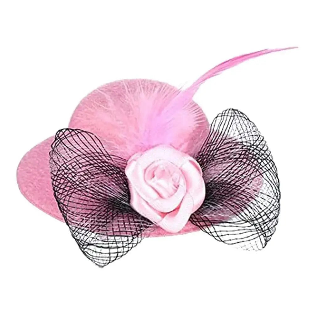 Adjustable Rooster Duck Stylish Show Costum Chicken Hats Cap for Hens Pets Supplies Feather Top Hat