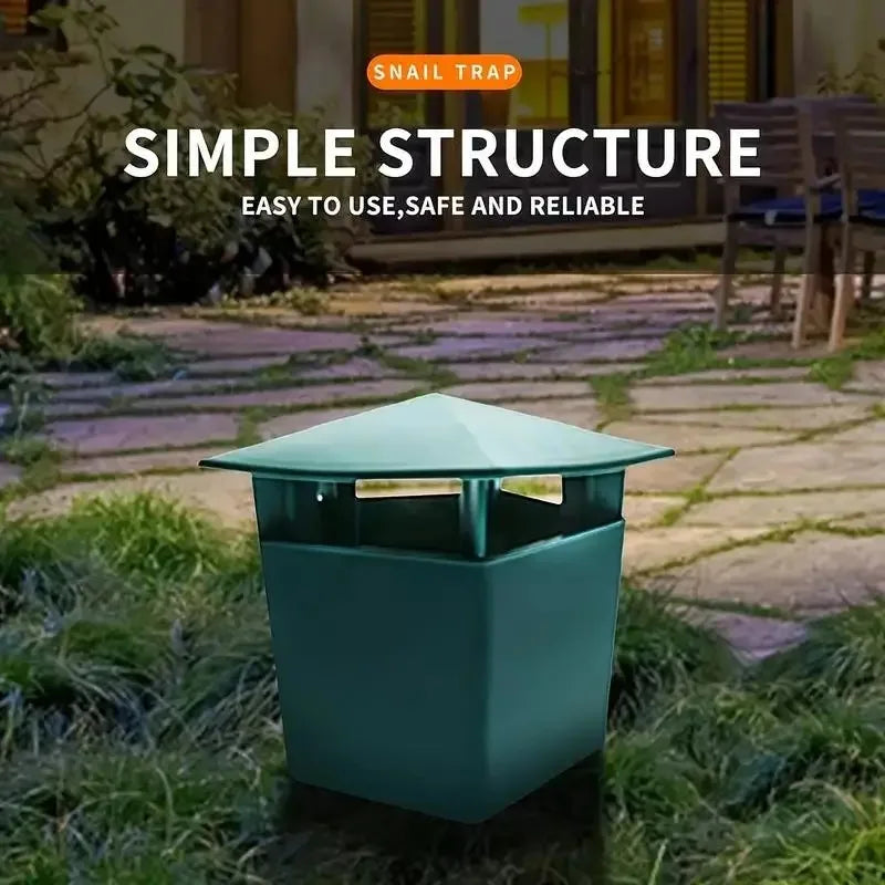 [High-Quality Snail Trap] Durable High-Quality Snail & Slug Trap - Safe Plastic Cage for Vegetables and Flowers